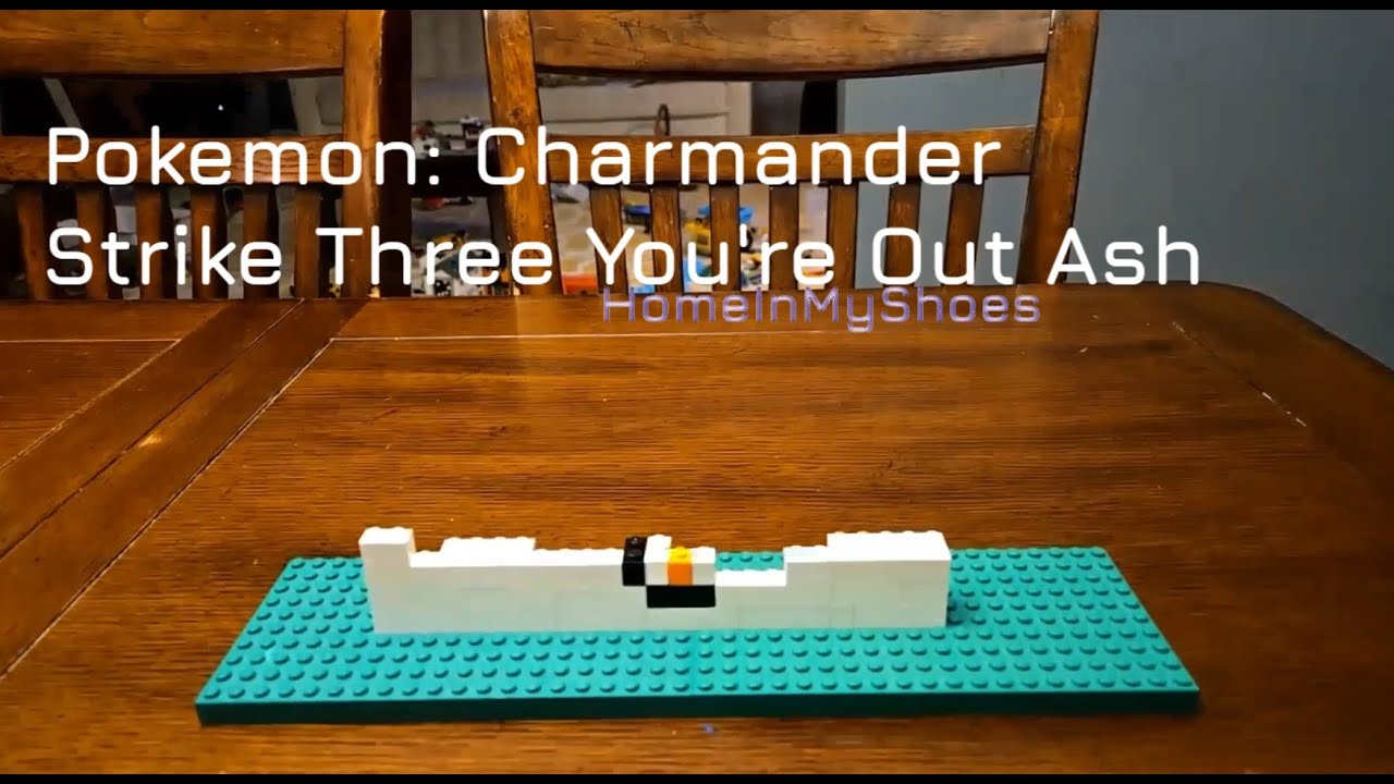 Lego Charmander, Strike Three You're Out Ash (Pokemon Series #003)