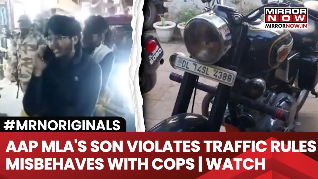 AAP MLA Amanatullah Khan Under Fire After Son Violates Traffic Rules, Misbehaves With Police