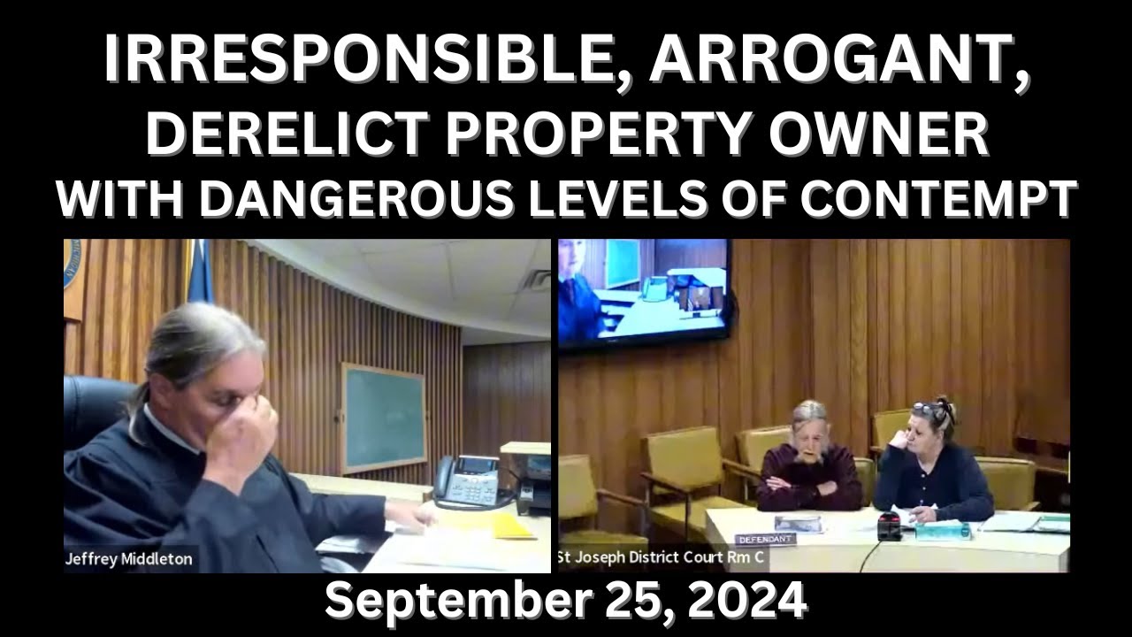 Arrogant Defendant angers Judge Middleton