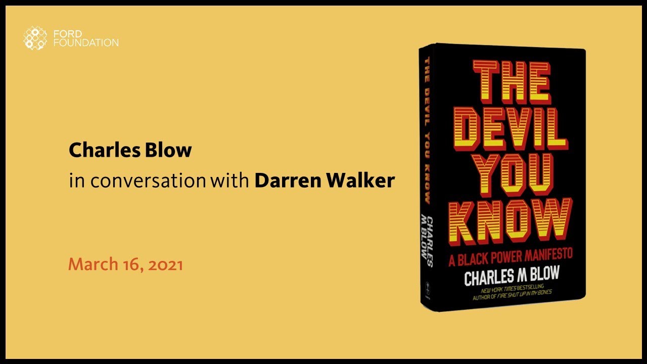 EVENT: Darren Walker and Charles Blow discuss “The Devil You Know”
