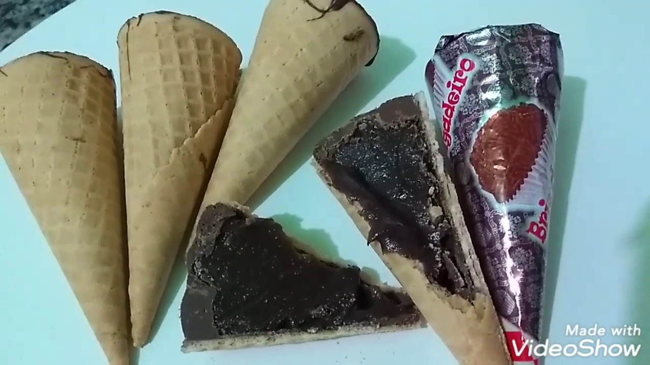 Cone de brigadeiro, passo a passo, fa&ccedil;a e venda