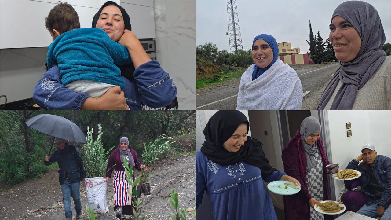 ياربي السلامة حصلنا فهاد الامطار الغزيرة عتقتنا غير وصال انا واختي فاطمة 😢 