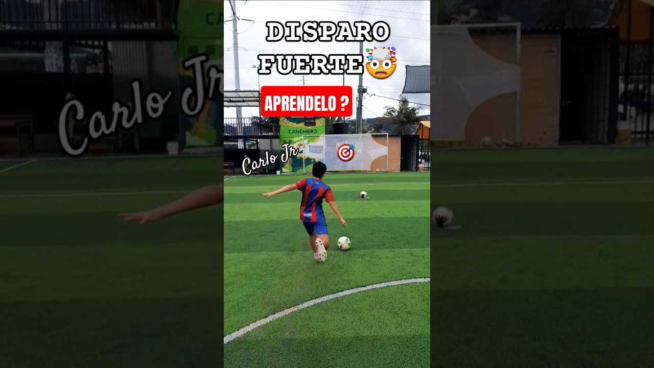 TECNICA PARA  PATEAR EL BALON FUERTE👟💥⚽️🤯 #carlojrfutbolista #futbol #soccer #futbolni&ntilde;os #ni&ntilde;os