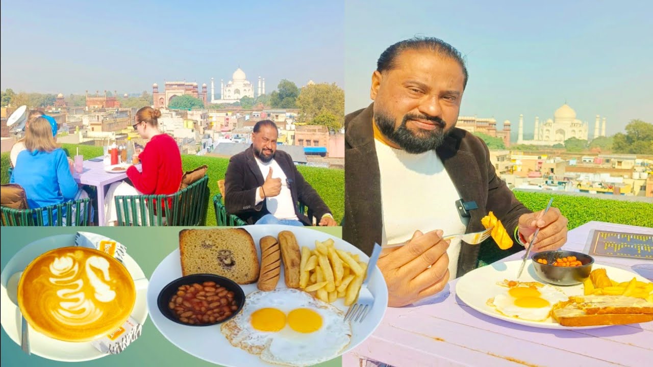 Chia cafe Tajmahal ka najara bahut hi Shandar Dikhta Hai | rahulfoodie4623 