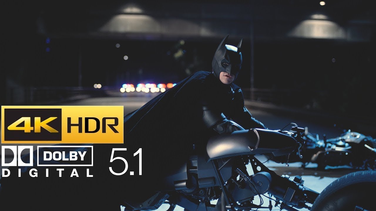 Batman returns. Highway chase | The Dark Knight Rises [4k, UltraHD, IMAX] (HDR - 4K - 5.1)