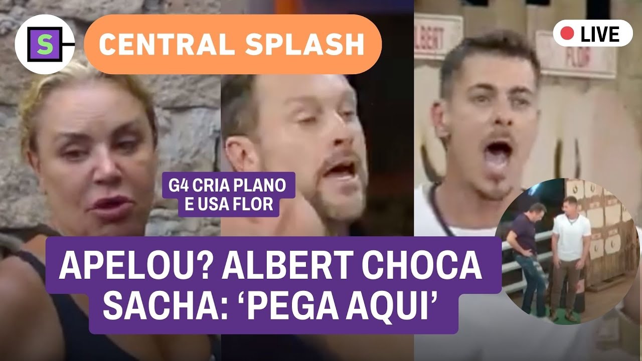 🔥Câmeras da FAZENDA CORTADAS! Atitude de Albert com Sacha CHOCA! Flor ENGANA g4! e + AO VIVO
