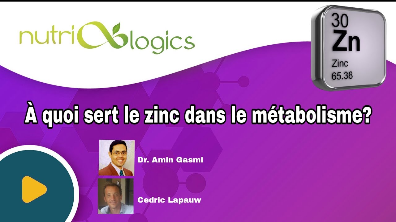 Définition et rôle du zinc entant qu'oligo-élément