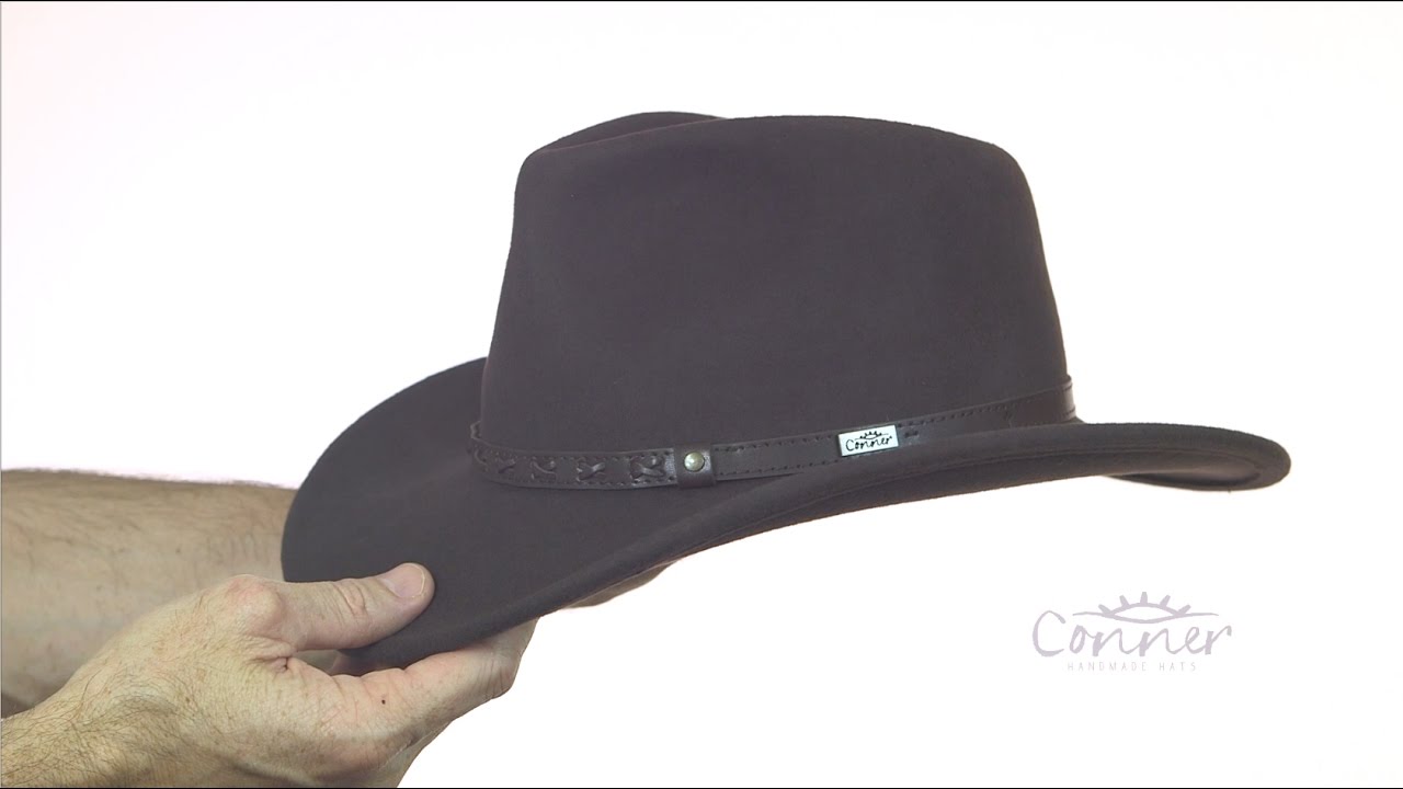 Crossroads Crushable Wool Hat #C1017 | Conner Hats