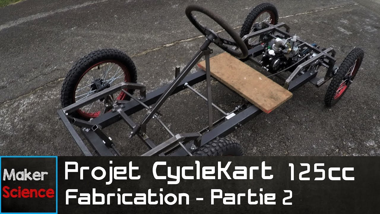 Projet Cyclekart 125cc - Ep 2 - Trasmission