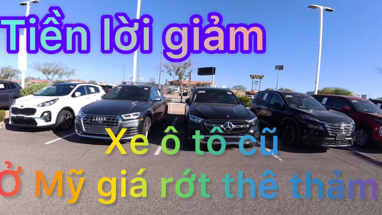 Vlog 8 đi xem xe cũ ở Mỹ giá cả ra sao. Honda Toyota Nisan Lexus infinity bmw Mercedes hyundai