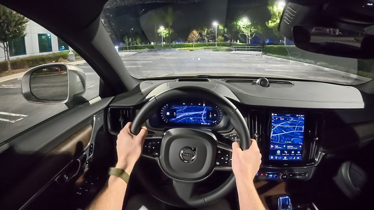 2026 Volvo V90 Cross Country - POV Night Drive (Binaural Audio)