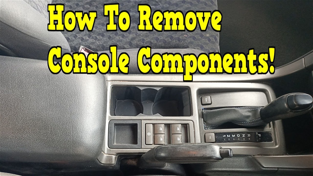 How To Remove Centre Console Components! - VY Commodore