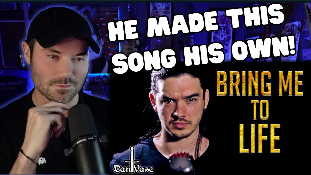 Metal Vocalist First Time Reaction to -Dan Vasc  Bring Me To Life Cover [MALE VERSION] - EVANESCENCE