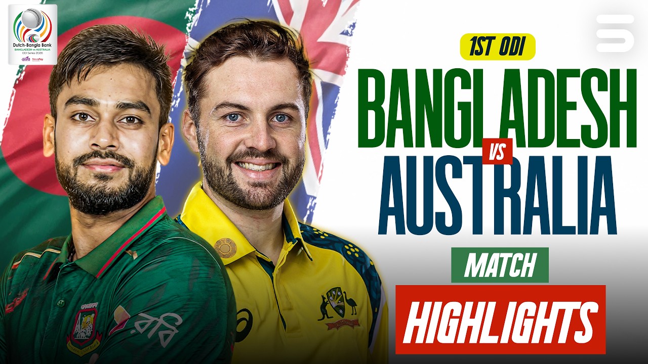 Match Highlights | Bangladesh vs Australia | Match 01 | ODI Series 2026 | M9K1U