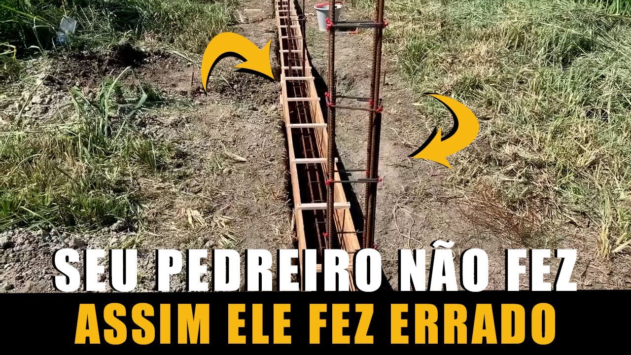 Se seu pedreiro não fez assim ele fez errado