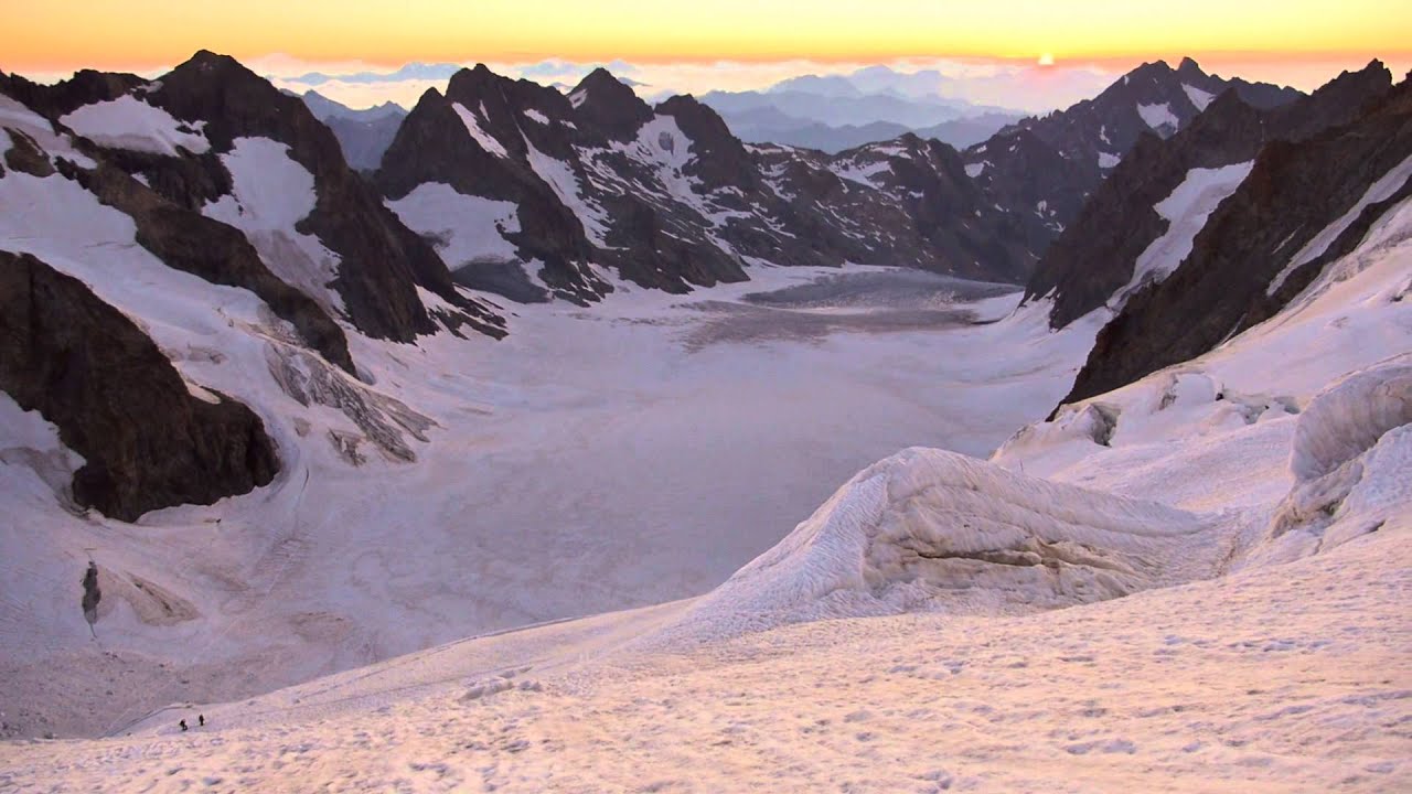TopoVidéo : Dôme de neige des écrins ( Versant Nord, voie normale ) - premier 4000