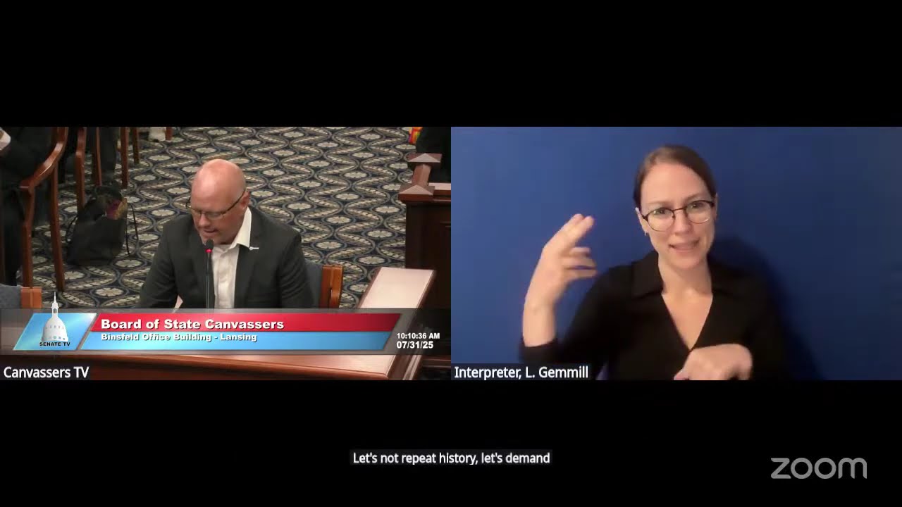 Board of State Canvassers, 7.31.25 with ASL
