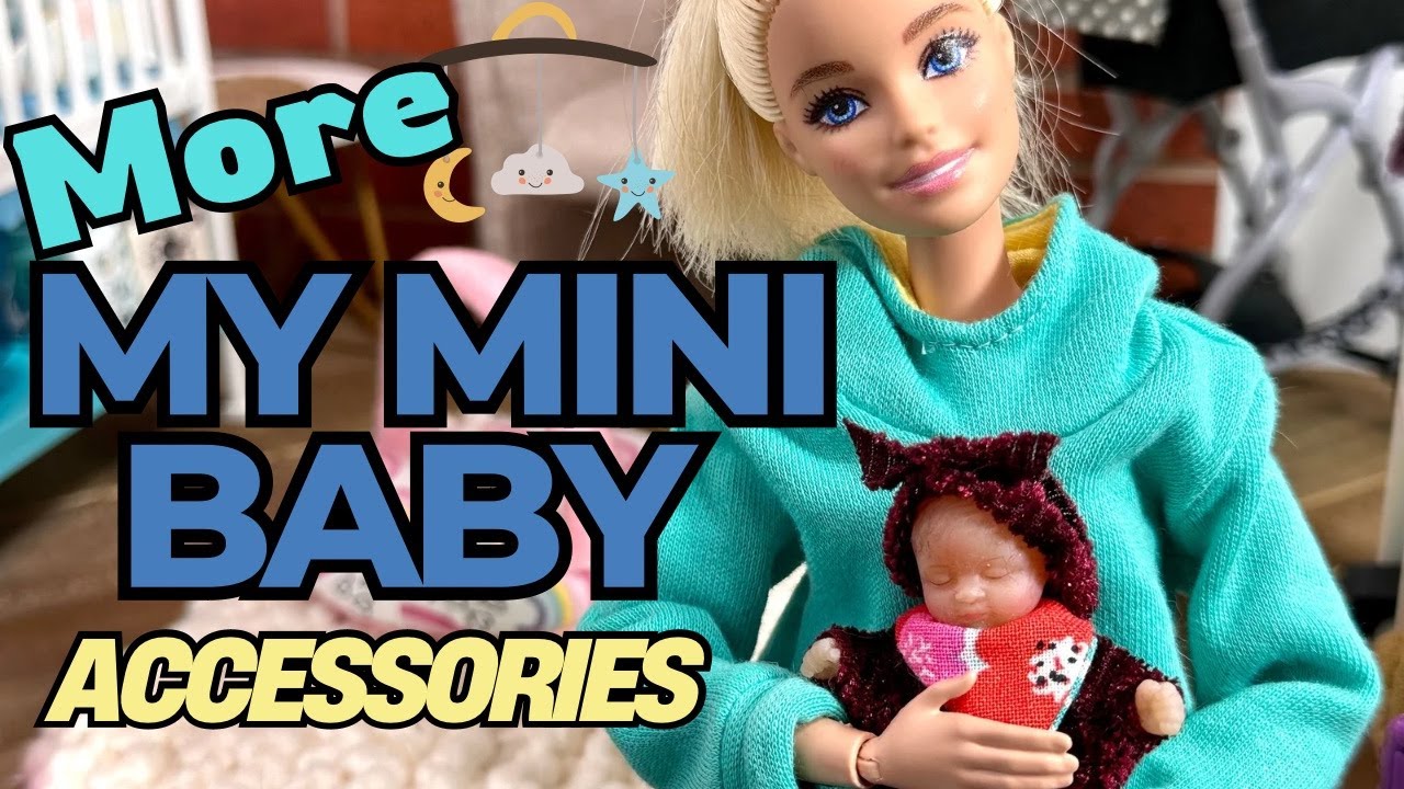 Zuru My Mini Babies DIY Accessories II | Miniature Clothes and Pram