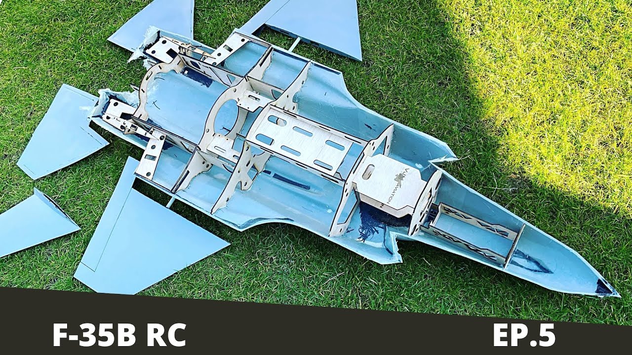 RC | F-35B lightning ll Carbon Jet Model 90mm 13 blade VASA EDF!  Moulding and Laser Cutting
