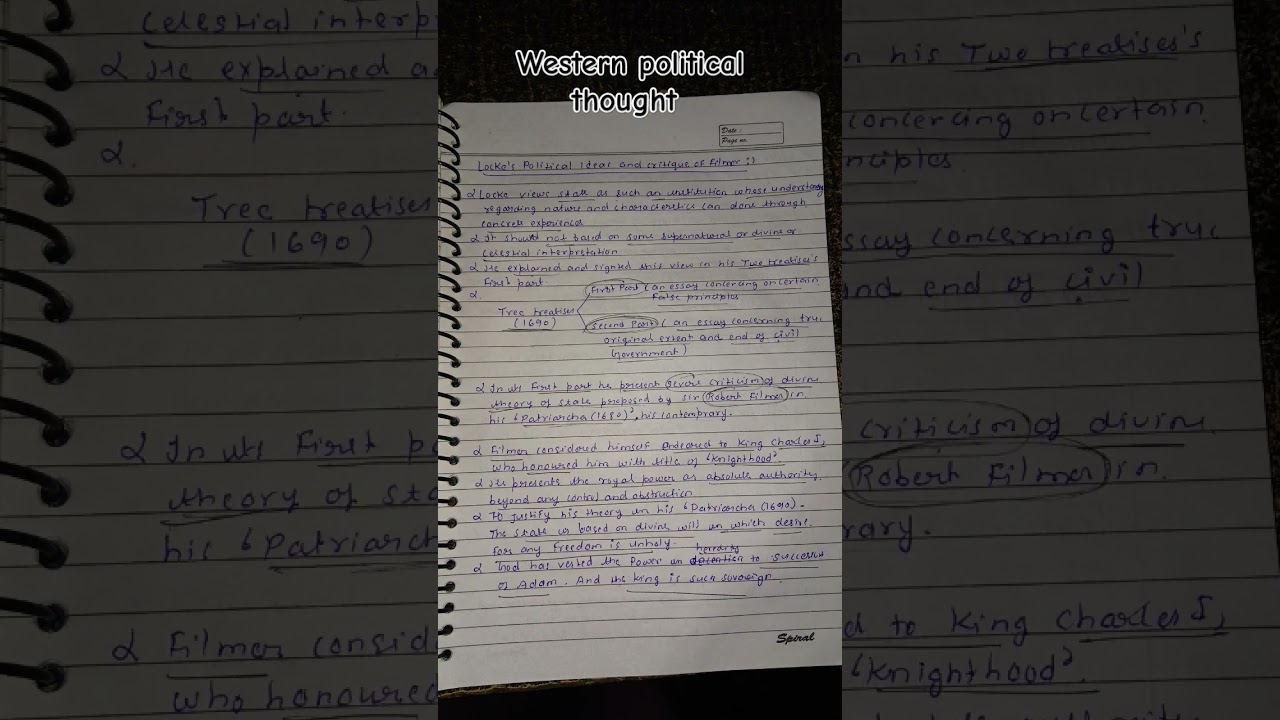 western political thought unit 4 jonh locke notes #dusol #semester5 bapoliticalhonors