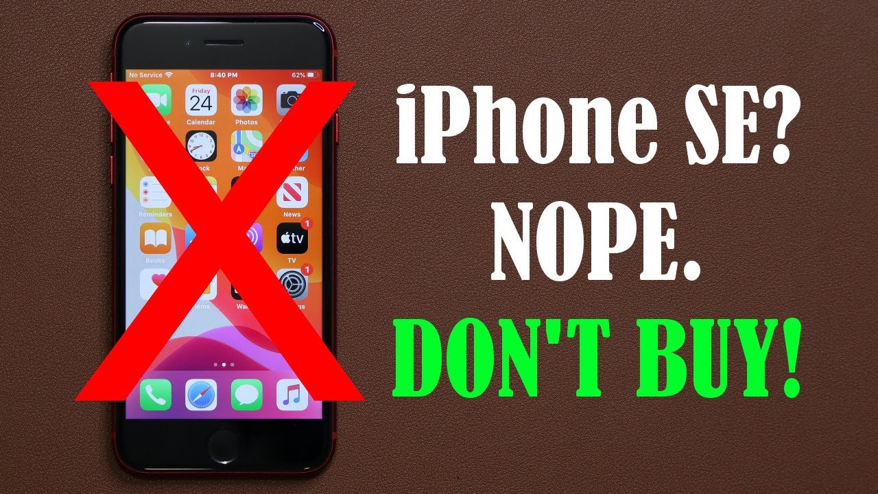 DO NOT BUY the iPHONE SE 2020 - It's COMPROMISED