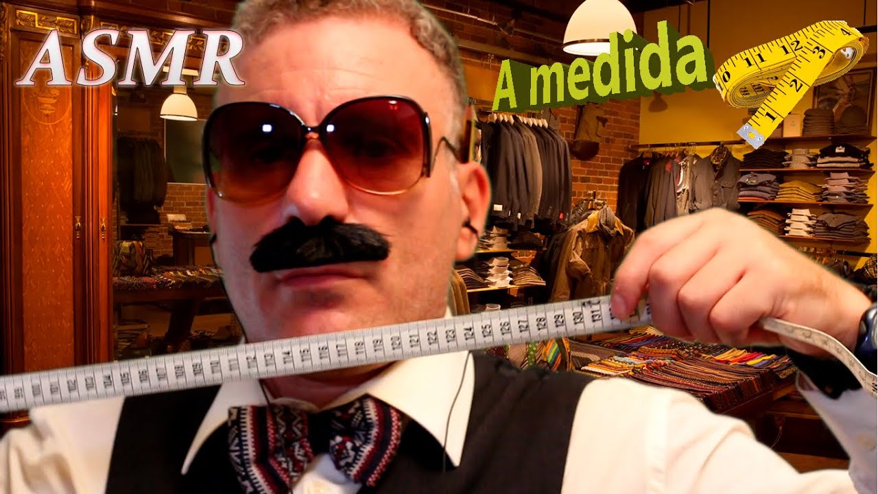 🦇 ASMR Confección de un traje A MEDIDA🕴️- ASMR en Español - Sastrería Roleplay