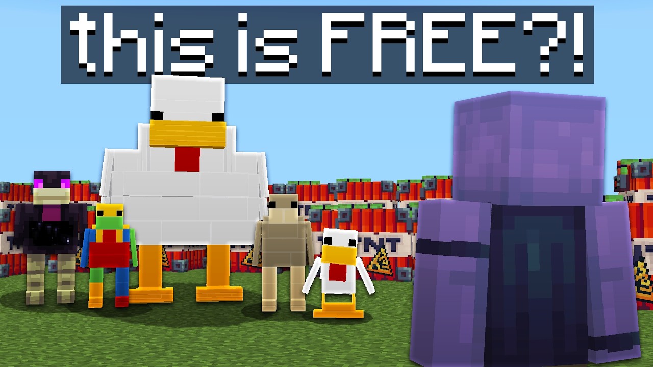 I Played FREE Minecraft Marketplace Mods
