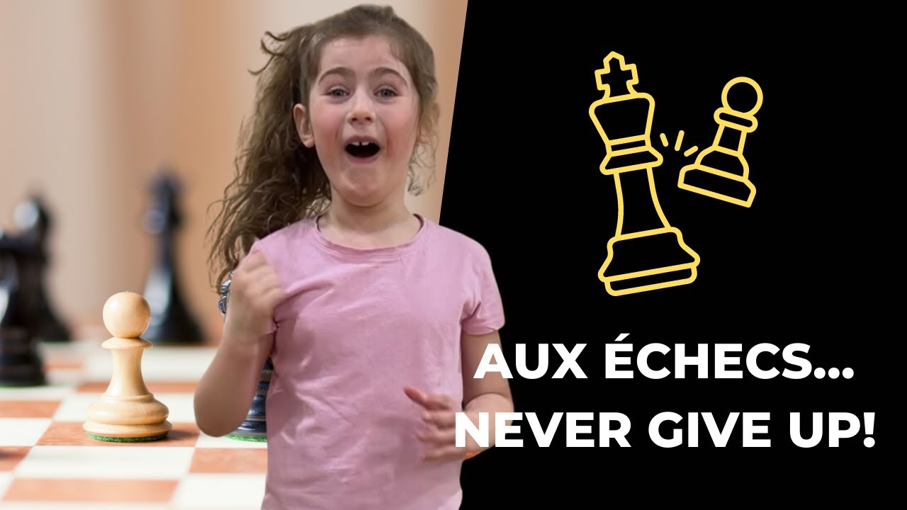 Never give up et une nouveauté à Chess.com