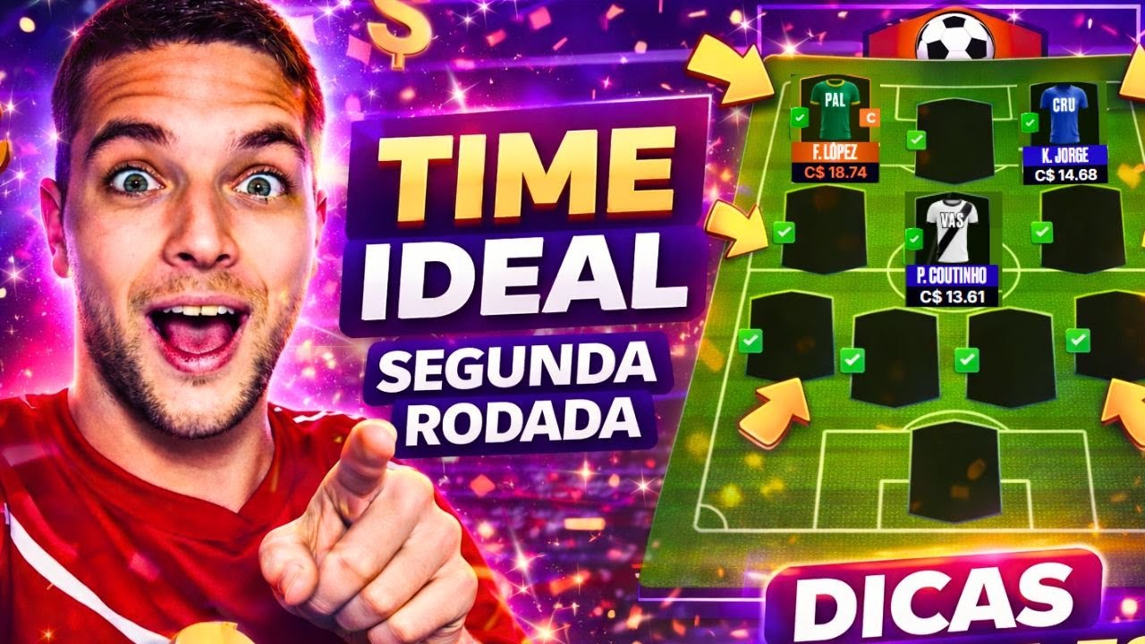 DICAS CARTOLA FC 2026 MELHOR TIME DA 2 RODADA PRA MITAR E VALORIZAR MUITO
