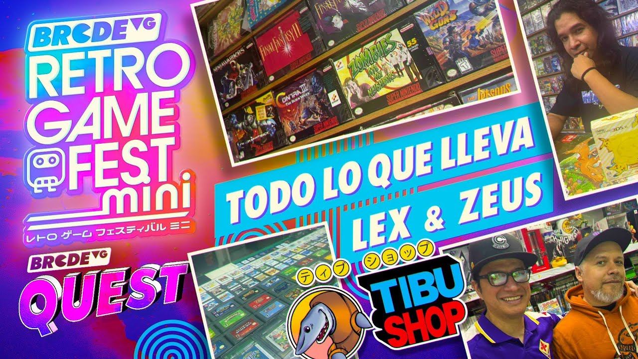 ¿Qué lleva la TIBUSHOP y LEEX a RETRO GAME FEST mini '25?