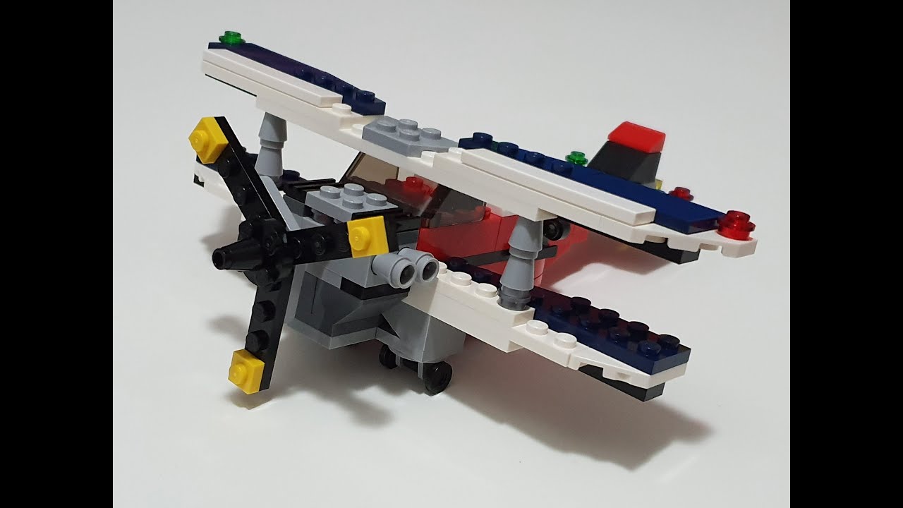 LEGO Twinblade Adventures - Biplane | LEGO Creator 31020 Speed Build | LEGO Doppeldecker | LEGO 3in1