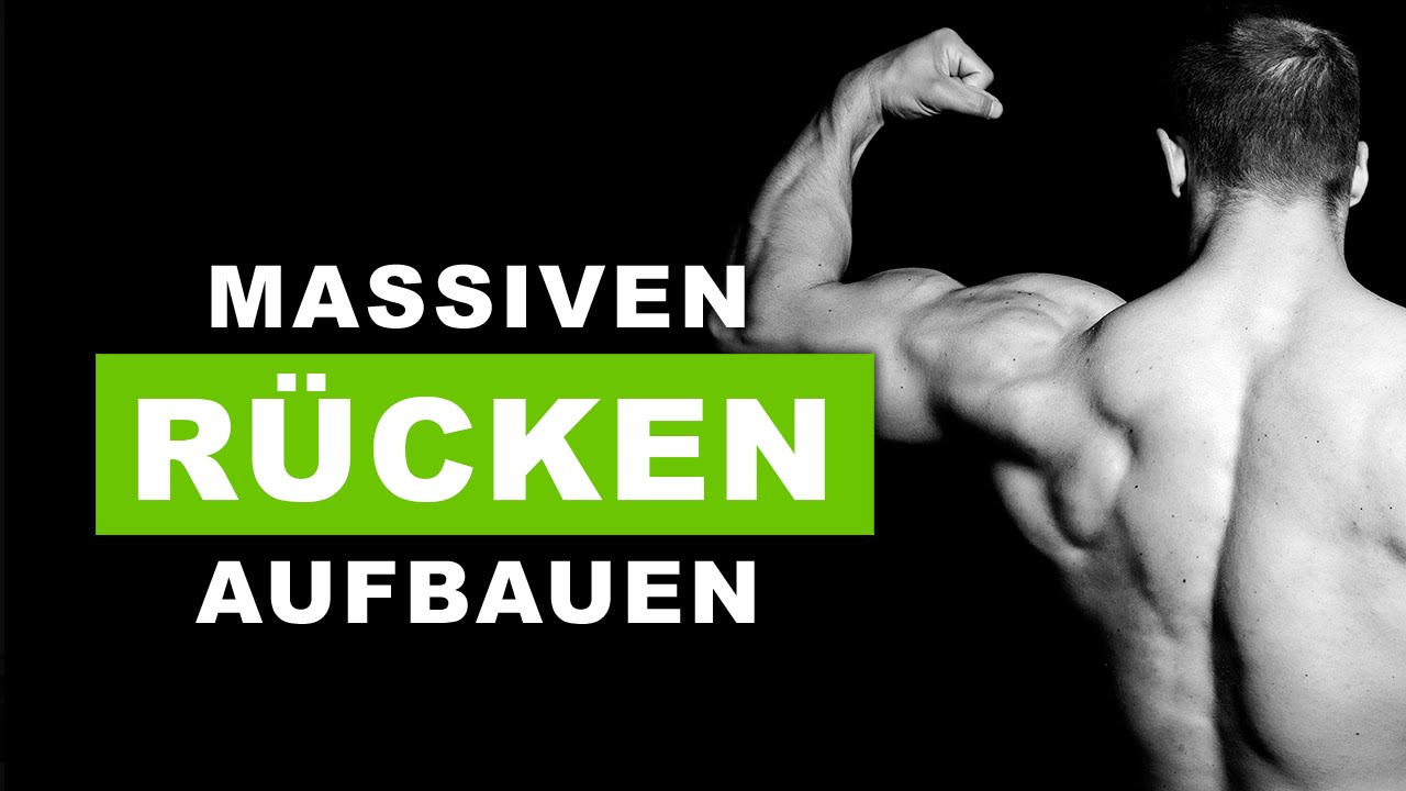 Muskulösen Rücken und breites Kreuz aufbauen