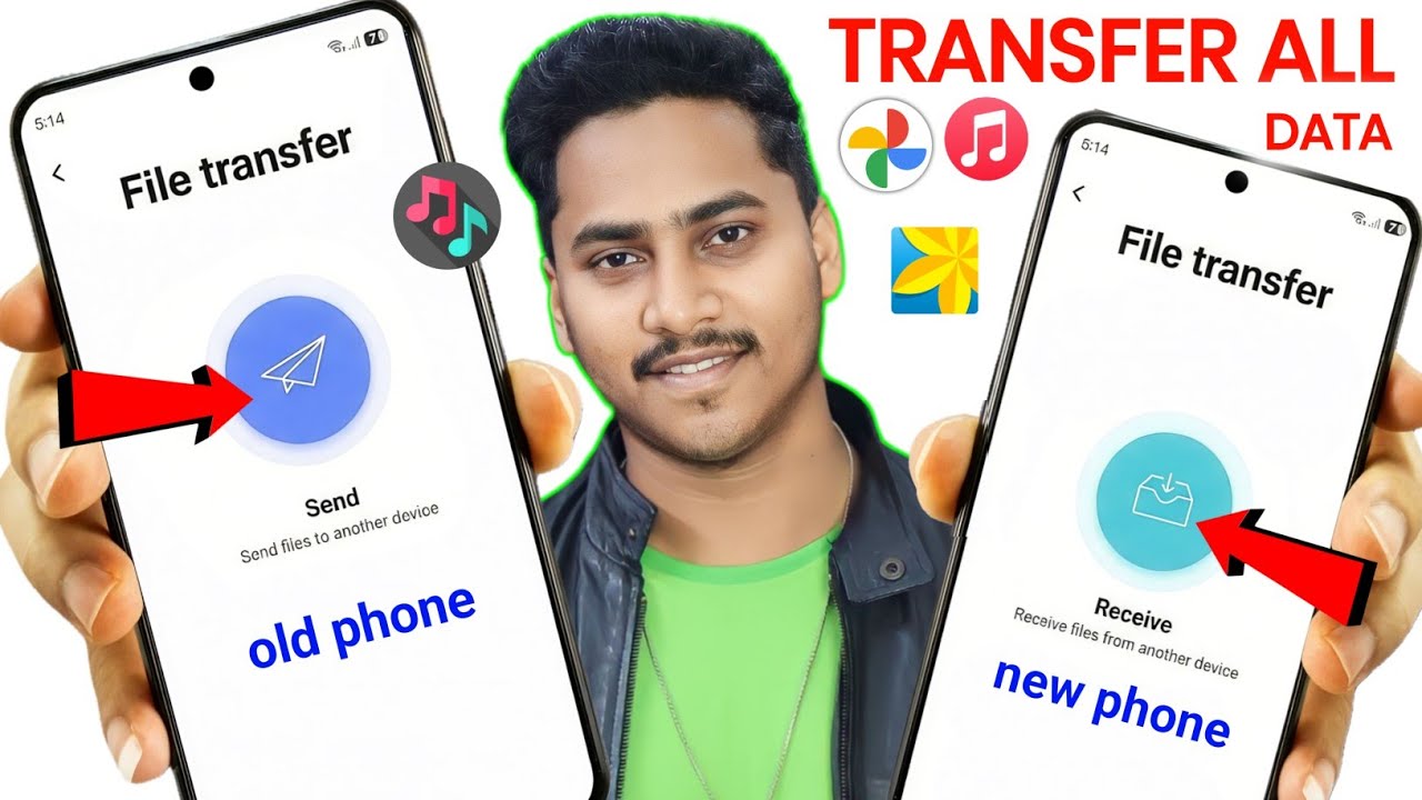 📲 Purane Phone Se New Phone Me Data Transfer Kaise Kare | Best Data Transfer App new