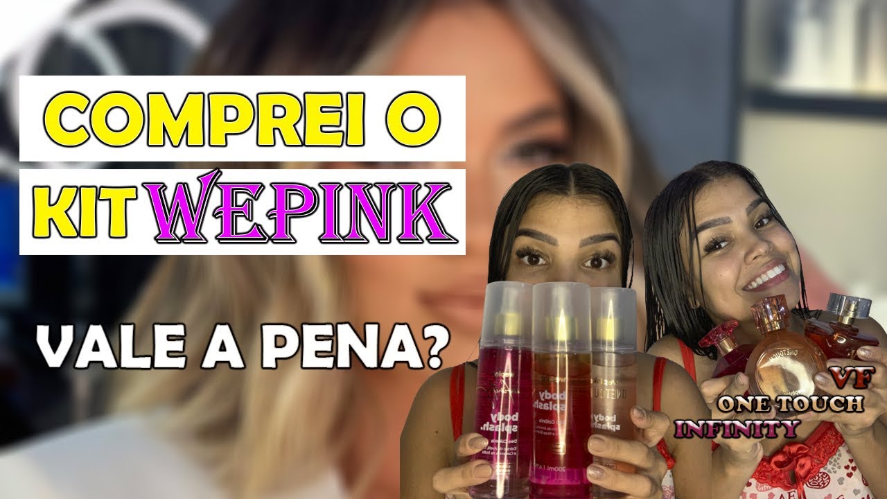 Resenha dos perfumes e body splashes da Virgínia - Kit WePink
