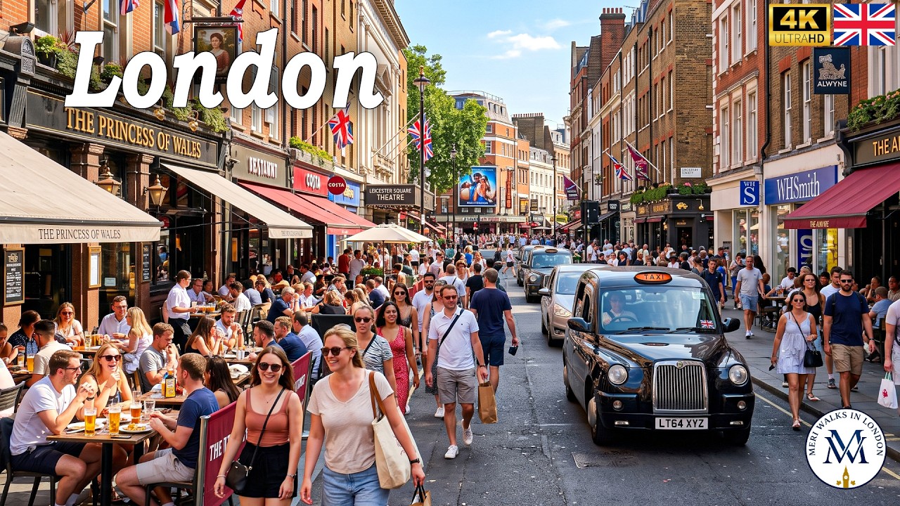 🇬🇧 LONDON WALK 4K 🔥 Walking Down The Covent Garden Neighborhood 😍 Amazing Weekend Walk | True 4K