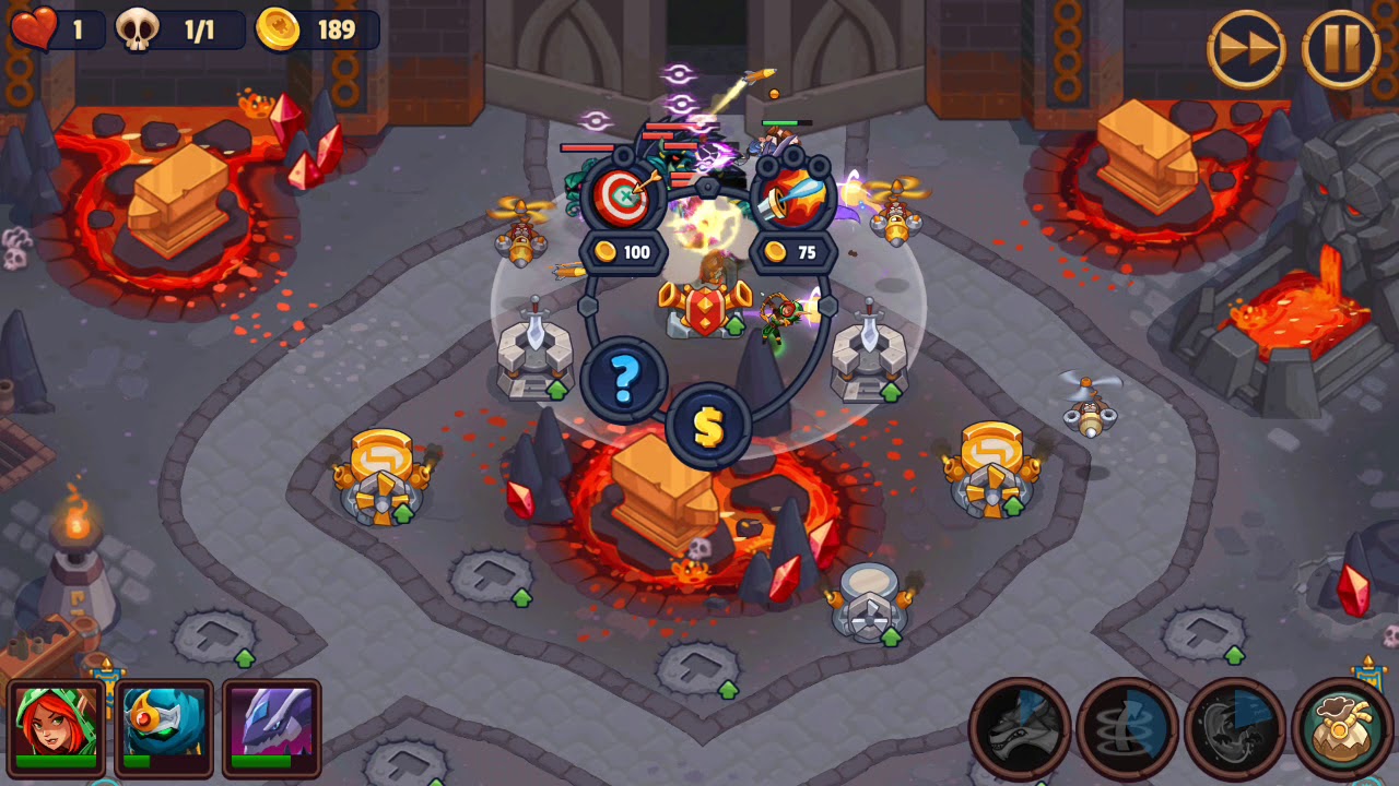 Realm Defense - World 5 Level 130-Barbarian's Forge - Legendary