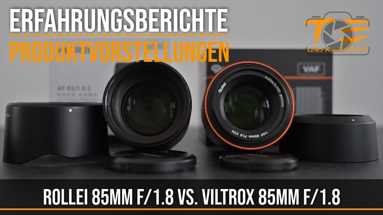 Rollei vs. Viltrox - 85mm f/1.8 im Vergleich - und wie ich Selbstportraits erstelle
