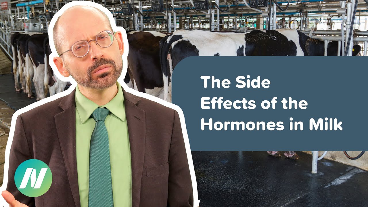 The Side Effects of the Hormones in Milk