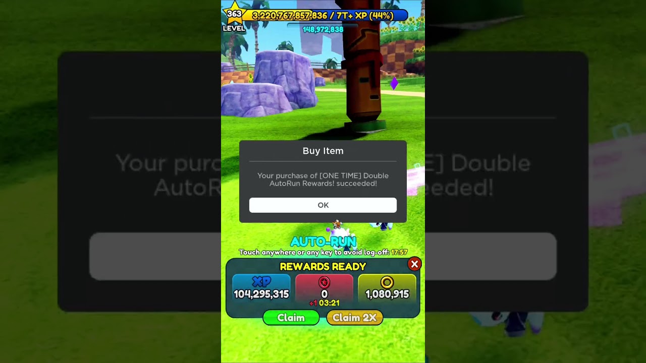 Leveling up FAST in Sonic Speed Simulator Be Like...