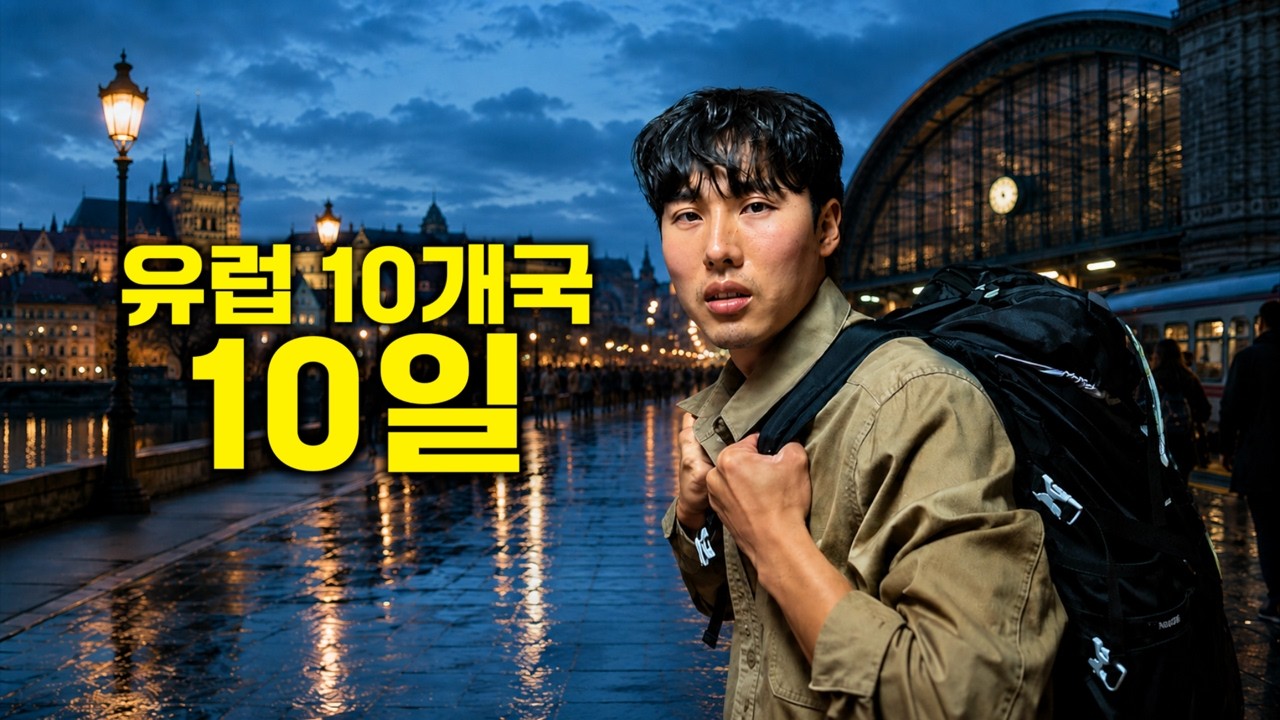10일 동안 유럽 10개국 수도 이동하며 살아보기