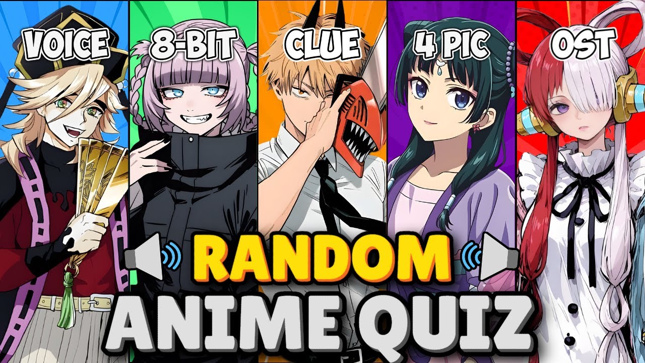 🎶 ANIME RANDOM QUIZ 🤯 Guess, Choose & Face Your Fate!
