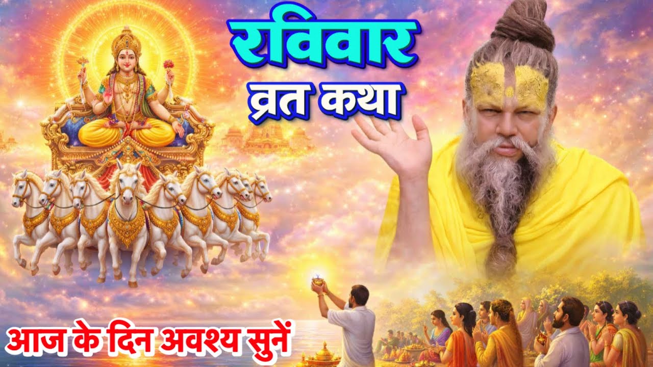 रविवार व्रत कथा | Surya Dev Vrat Katha | सूर्य देव की कथा | आज के दिन अवश्य सुनें |