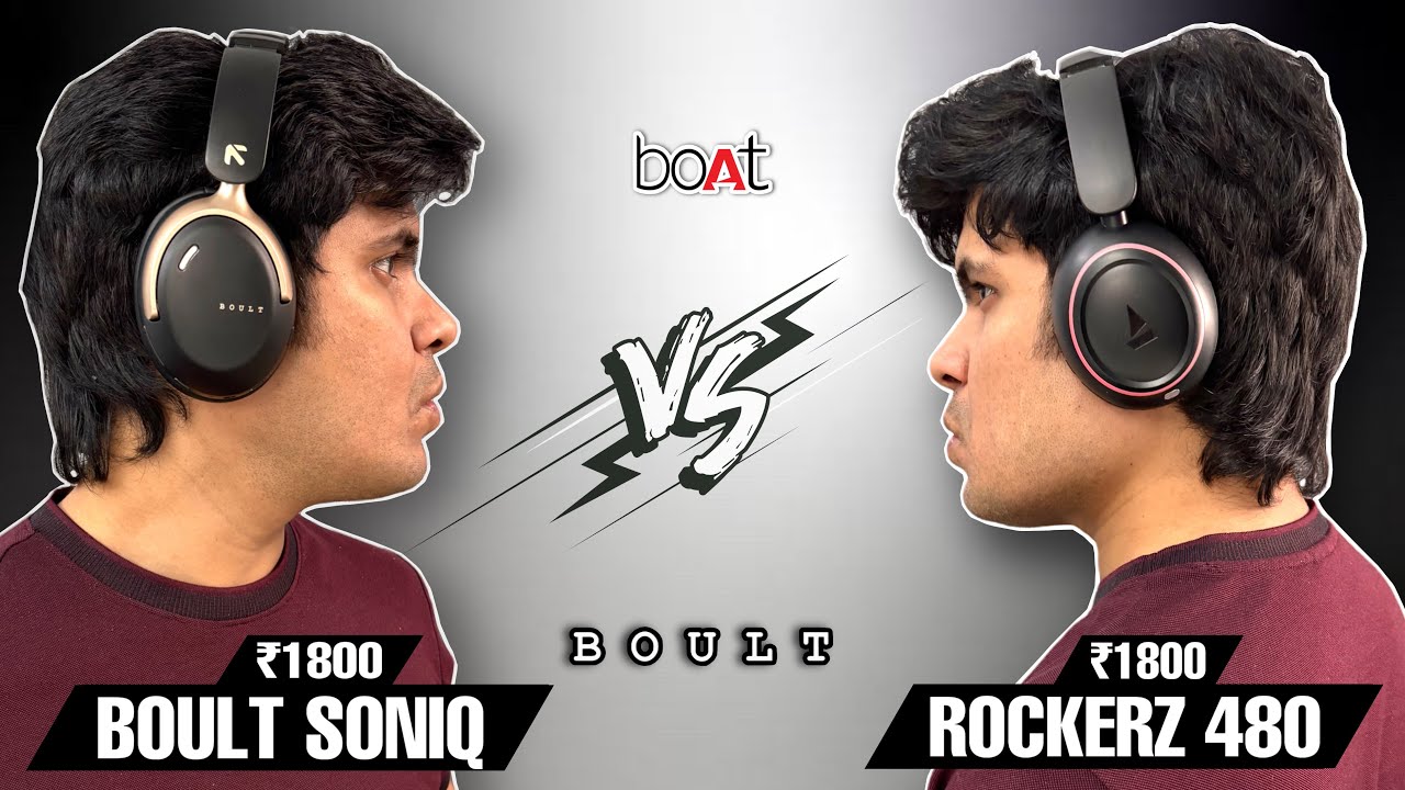 Boult Soniq & Boat Rockerz 480 Detailed Comparison | Boat 480 VS Boult Soniq | Which One Is Best?