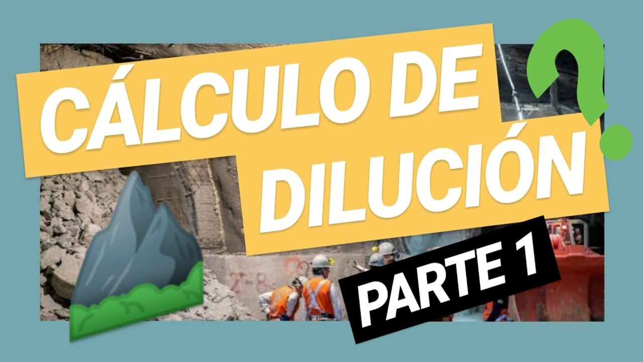 Cálculo de DILUCION en minería subterránea | Ejemplo Practico con SCOOPTRAM MINERO Pt. 1