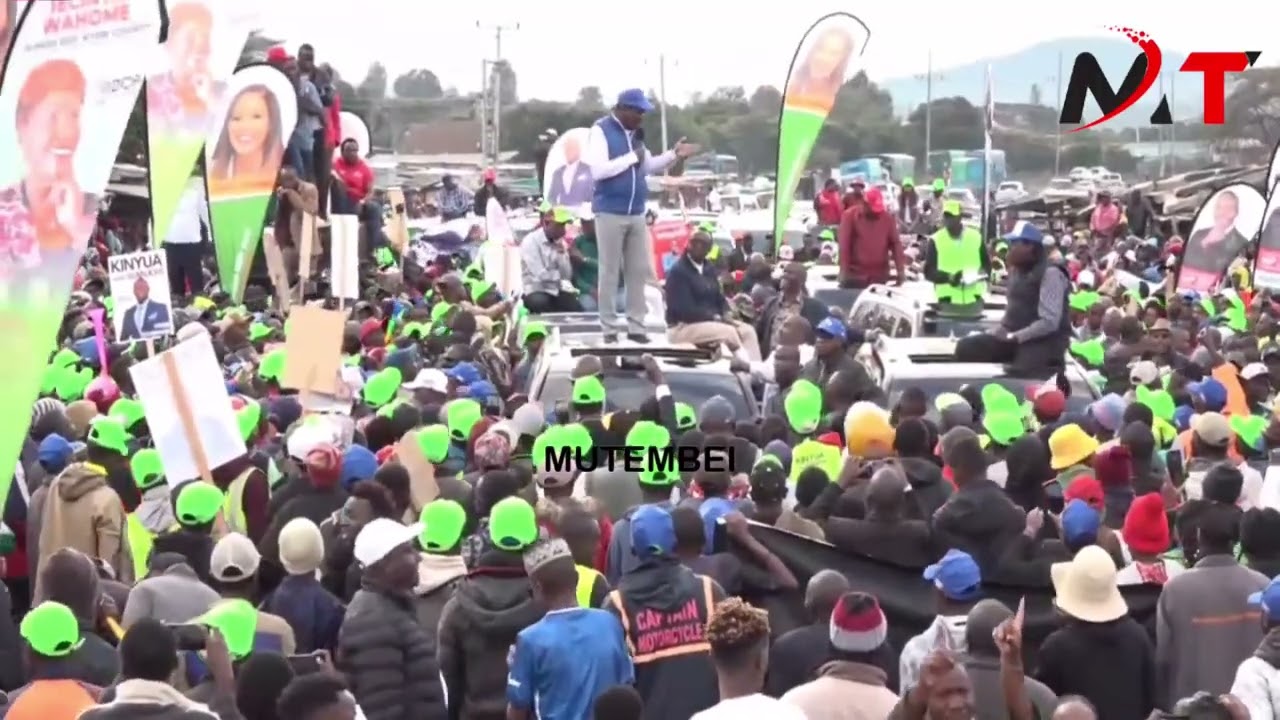 GACHAGUA,KALONZO ROARS IN NYANDARUA DESTROYING RUTO AFTER MP NG'ENO DEATH!!
