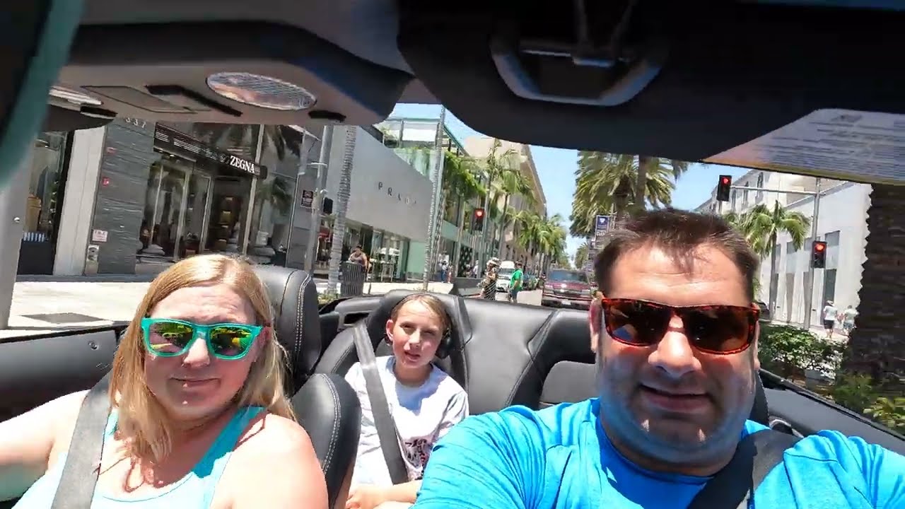 Driving Down Rodeo Drive in LA