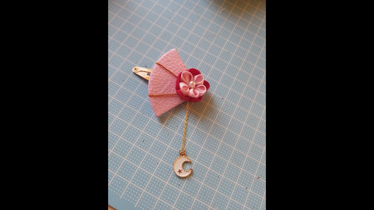 Japan Craft | DIY TSUMAMI KANZASHI HAIR CLIP | Basic 1 round petal