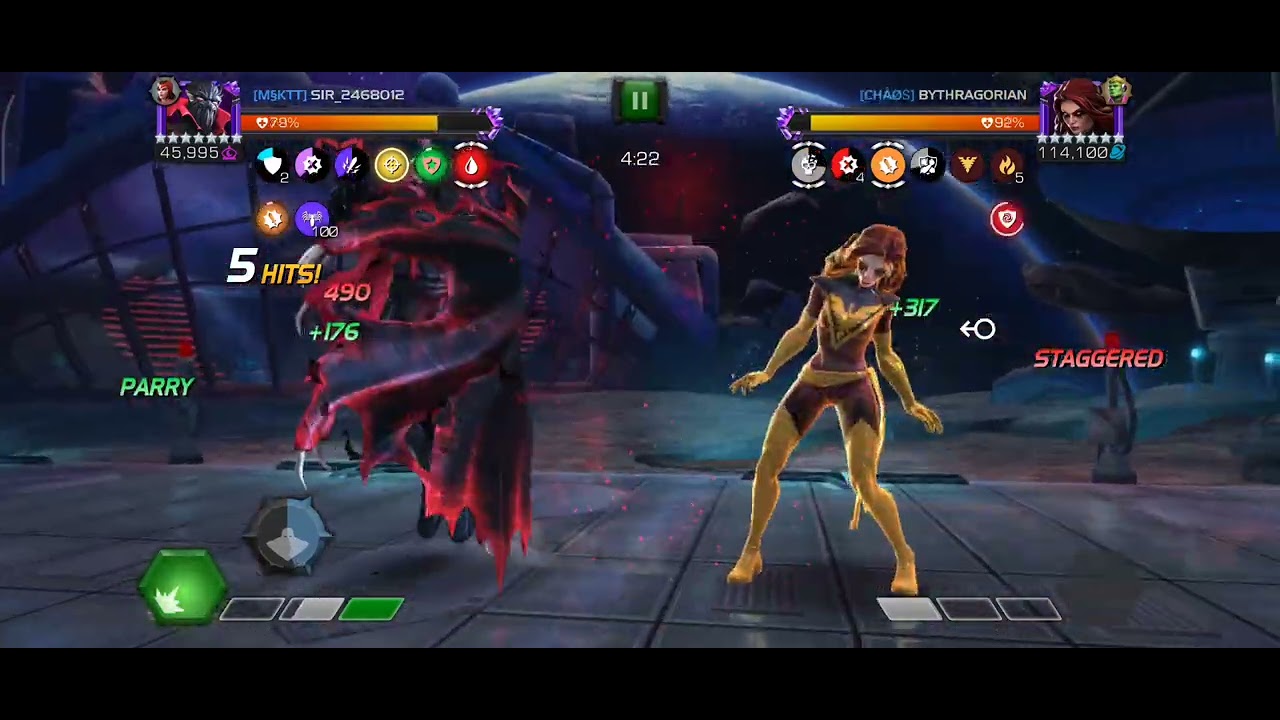 Symbiote Supreme vs node 9 Dark Phoenix 