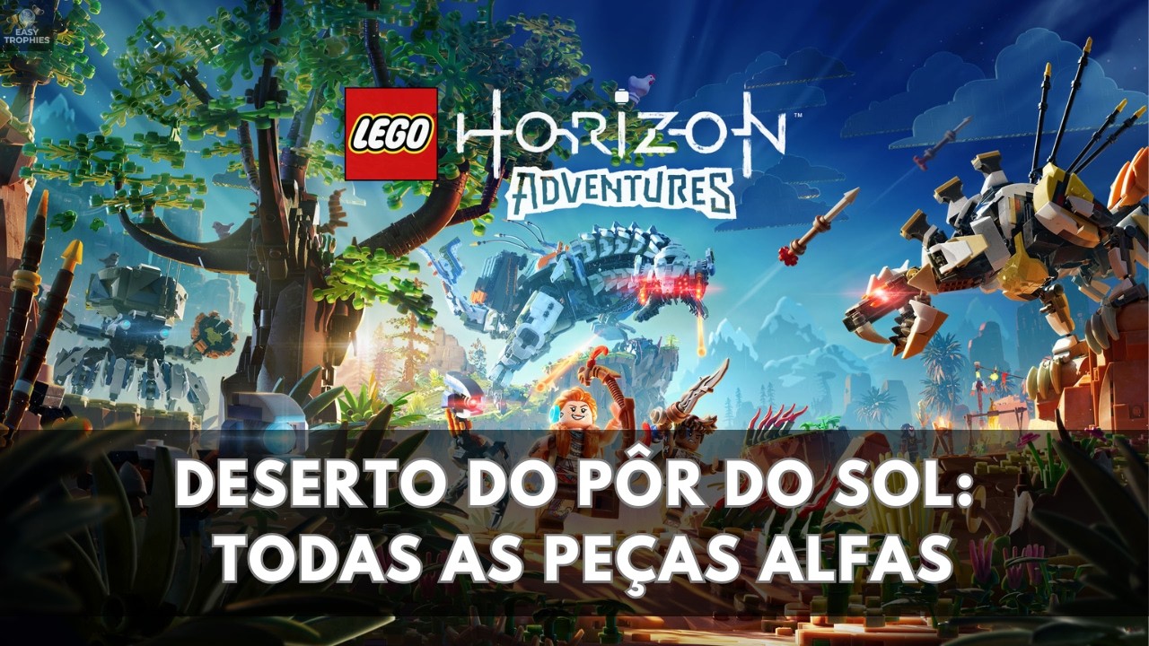 LEGO Horizon Adventures - Deserto do Pôr do Sol: Todas as Peças Alfas