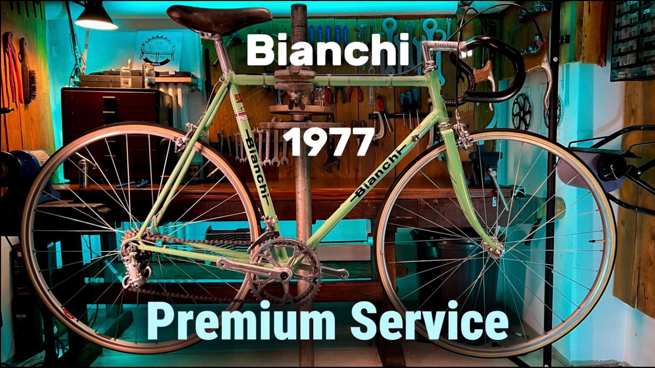 Full Service of a Bianchi Specialissima Super Leggera 1977 | Classic Italian Road Bike Restoration